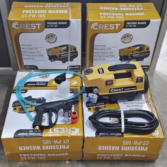 PRESSURE WASHER 185BAR - 2200W
